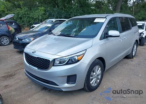 2016 Kia Sedona Lx z USA, uszkodzony, nr VIN KNDMB5C14G6113888